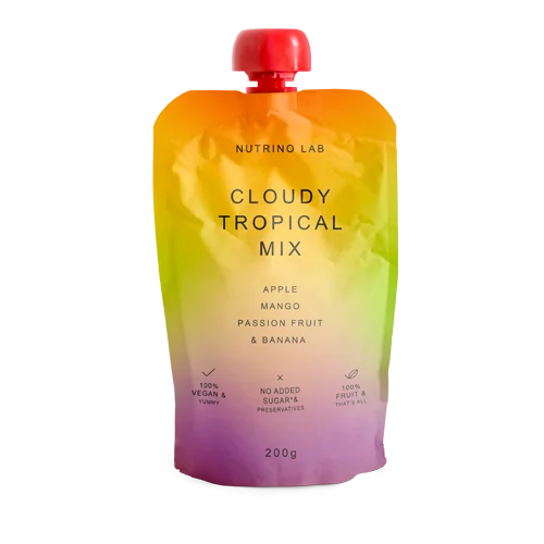 Cloudy Tropical Mix – Äpple, mango, passionsfrukt och banan 6-pack