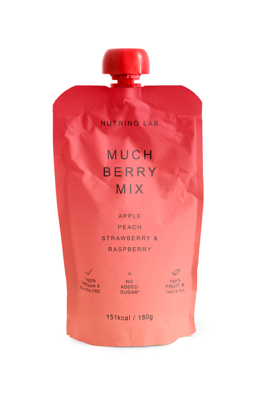 Much Berry Mix – Apple, peach, strawberry & raspberry 180g