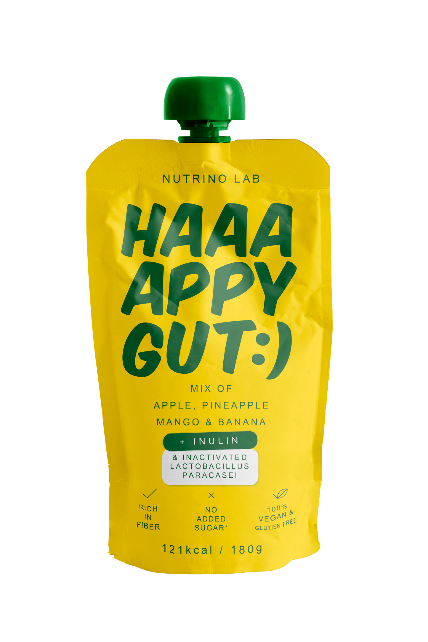 Nutrino Lab HAAAAPPY GUT :) – Fruit Puree with Apple, Pineapple, Mango & Banana 180g
