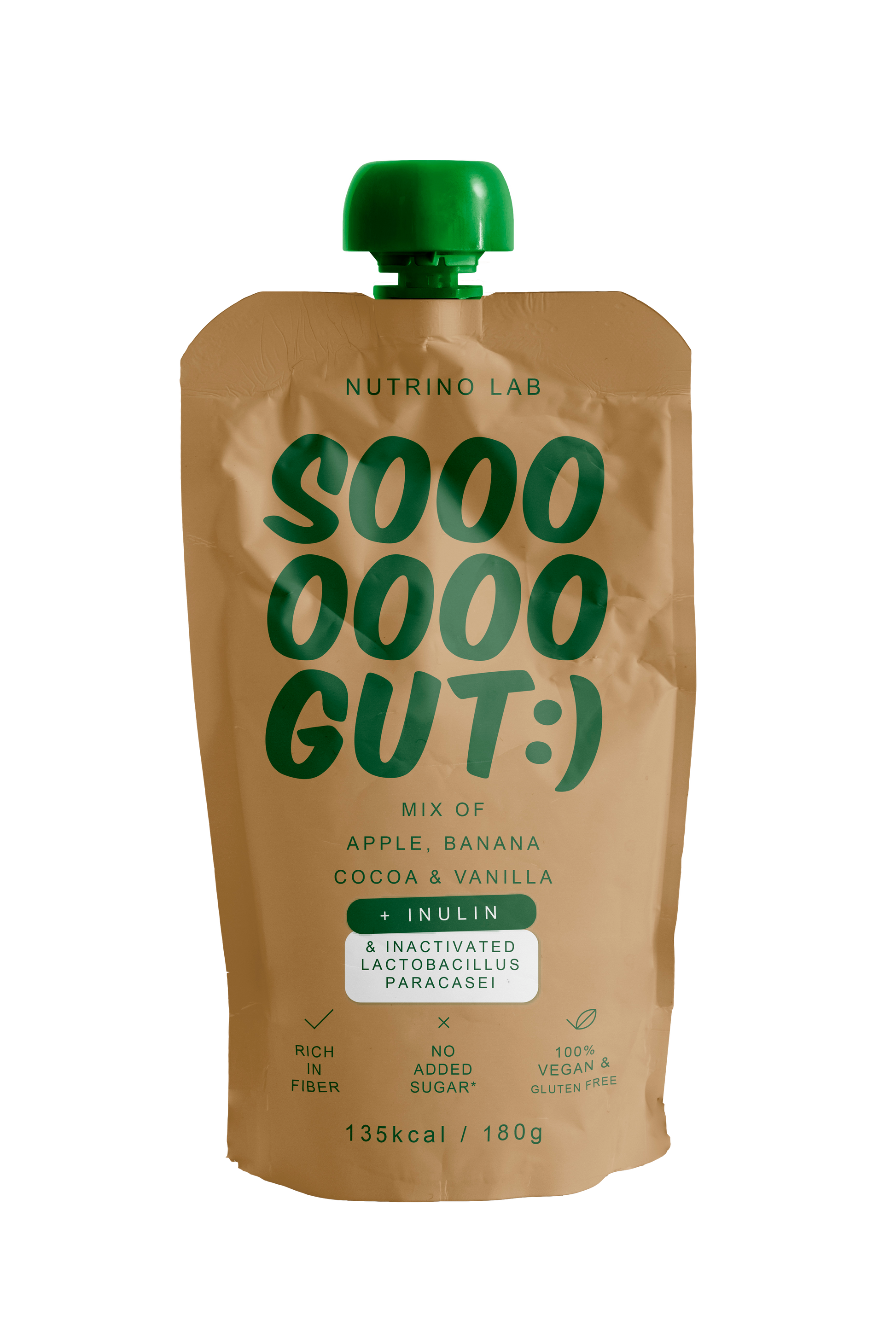 Nutrino Lab SOOOO GUT :) – Fruit Puree with Apple, Banana, Cocoa & Vanilla 180g