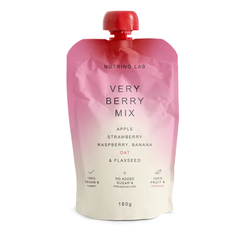 Very Berry Mix – Äpple, Jordgubbar, Hallon, Banan, Havre och Linfrö 6-pack
